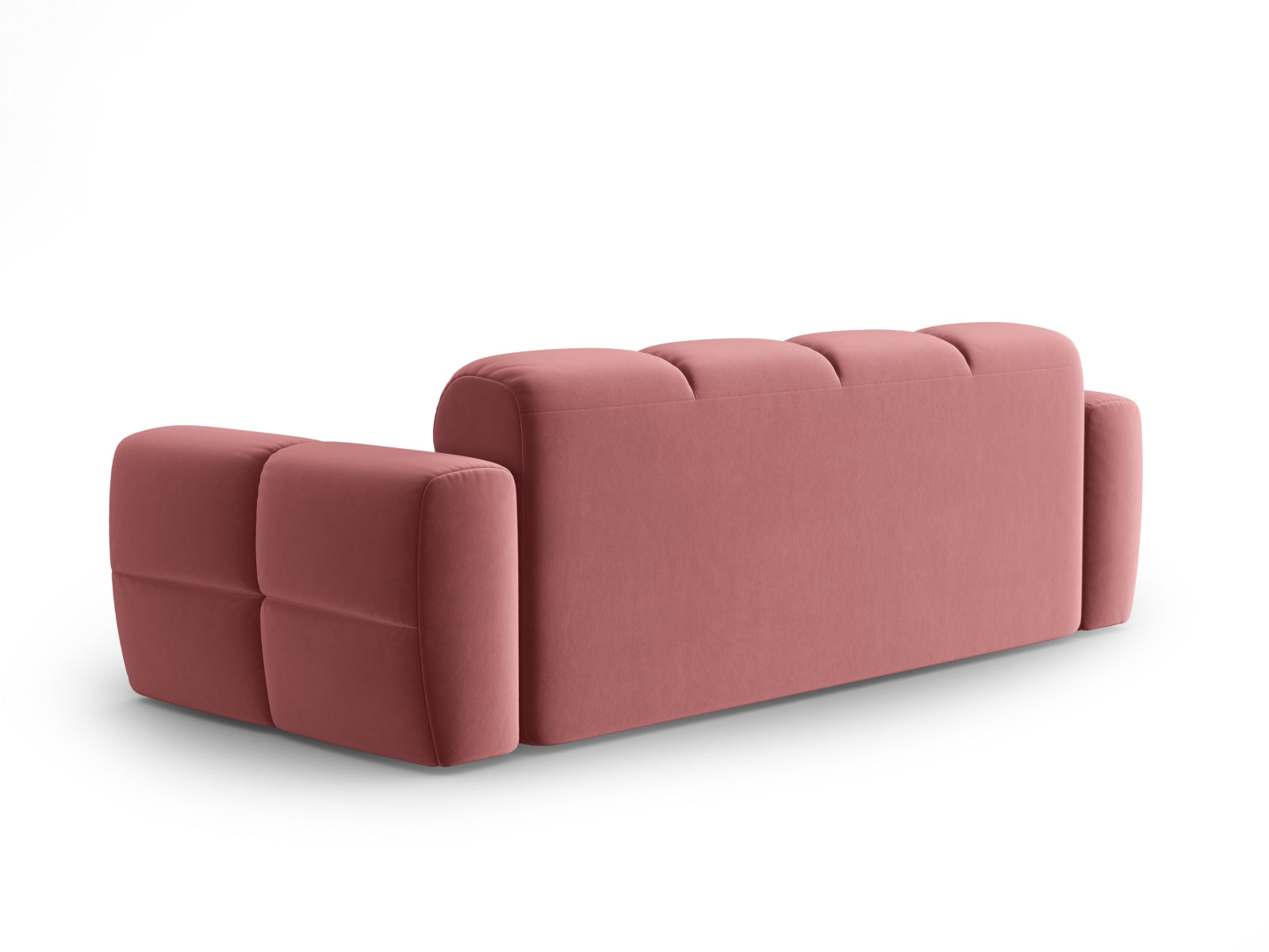 Lisa Velour Sofa 3 Sitzer in Flamingo präsentiert im Onlineshop von KAQTU Design AG. 3er Sofa ist von Micadoni