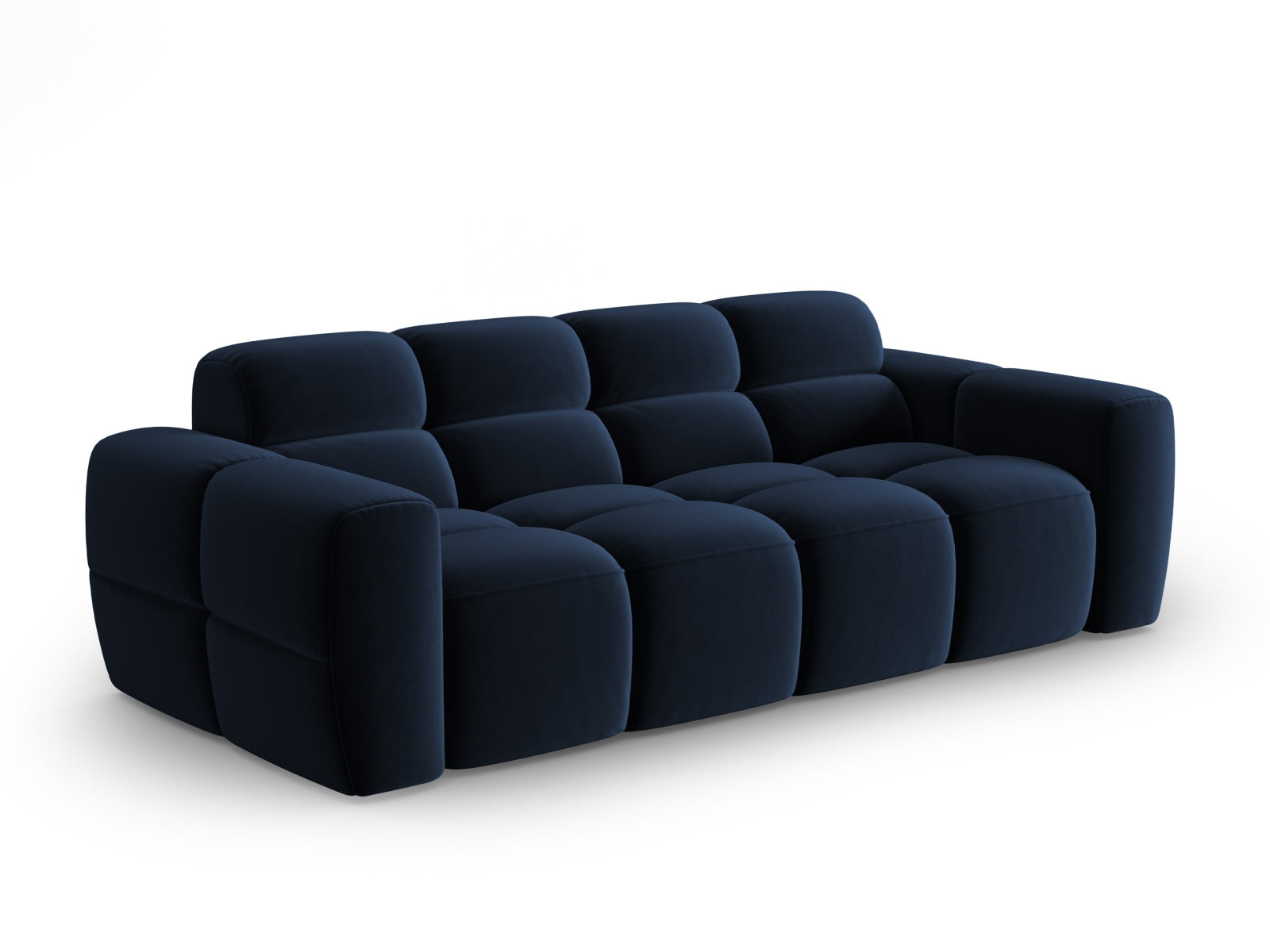Lisa Velour Sofa 3 Sitzer in Royal Blue präsentiert im Onlineshop von KAQTU Design AG. 3er Sofa ist von Micadoni