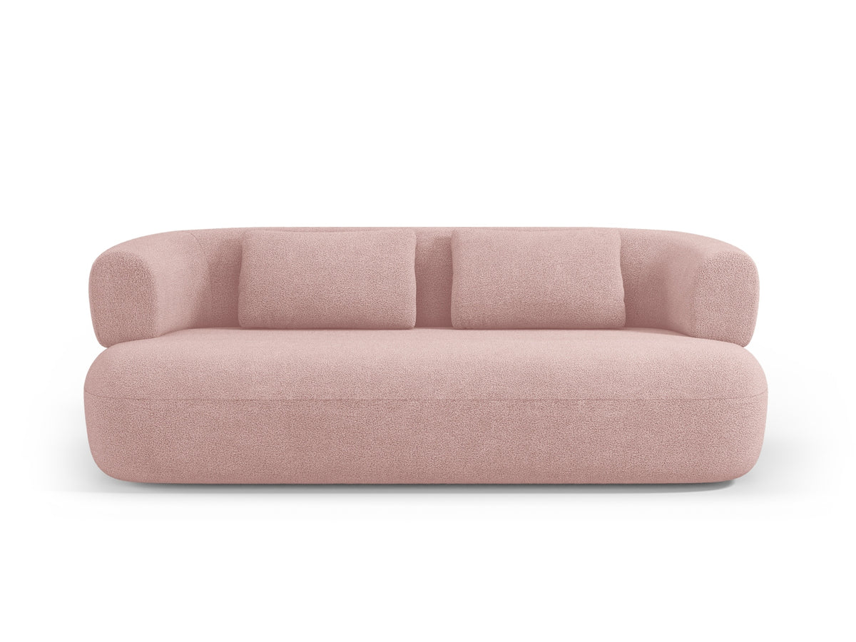 Jenny Boucle Sofa 3 Sitzer in Powder Pink-Now or Never präsentiert im Onlineshop von KAQTU Design AG. 3er Sofa ist von Micadoni