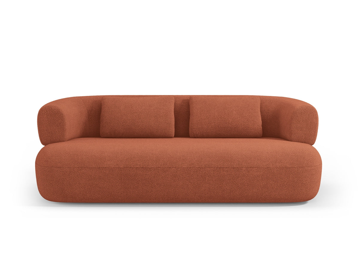 Jenny Boucle Sofa 3 Sitzer in Brick-Now or Never präsentiert im Onlineshop von KAQTU Design AG. 3er Sofa ist von Micadoni
