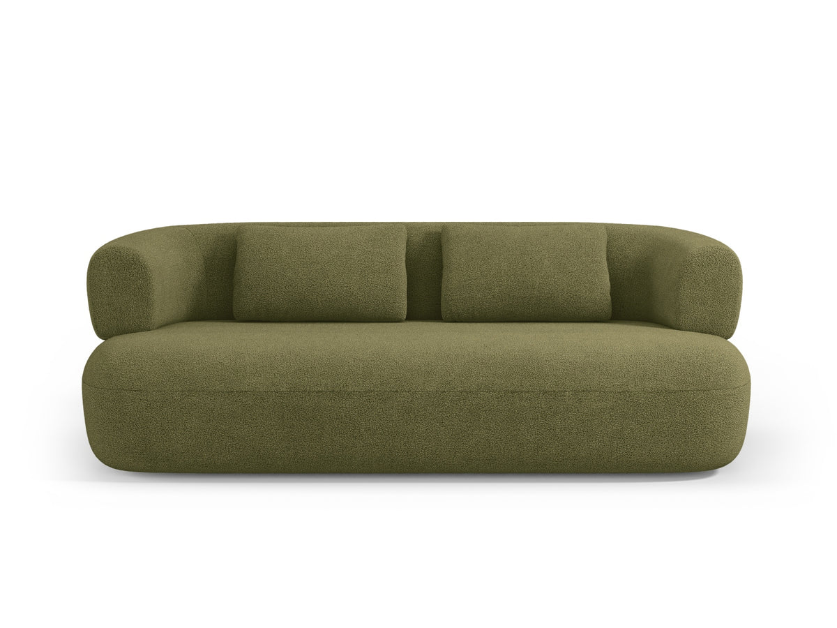 Jenny Boucle Sofa 3 Sitzer in Green-Now or Never präsentiert im Onlineshop von KAQTU Design AG. 3er Sofa ist von Micadoni