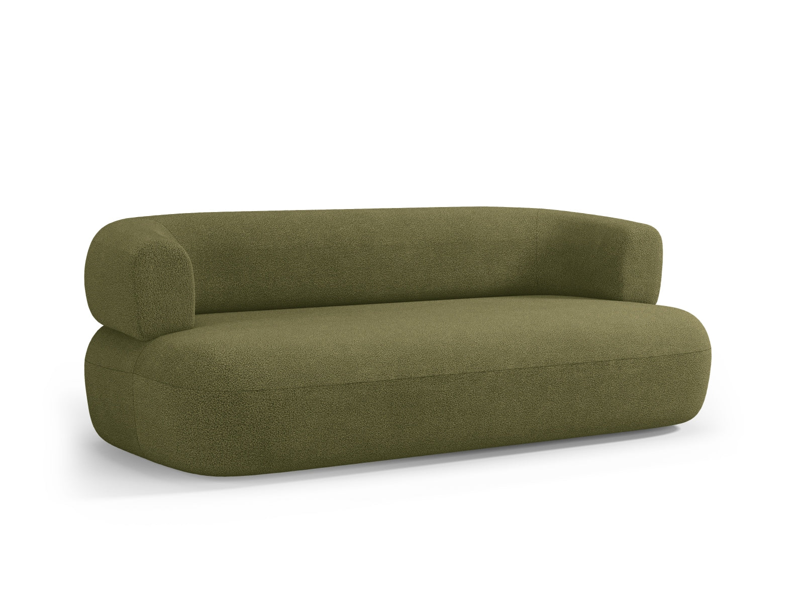 Jenny Boucle Sofa 3 Sitzer in Green präsentiert im Onlineshop von KAQTU Design AG. 3er Sofa ist von Micadoni