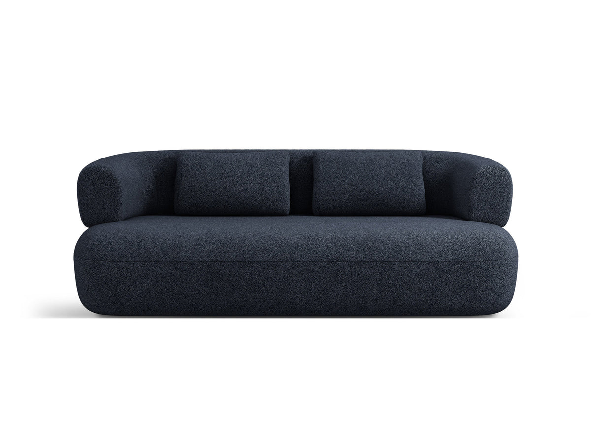 Jenny Boucle Sofa 3 Sitzer in Dark Blue-Now or Never präsentiert im Onlineshop von KAQTU Design AG. 3er Sofa ist von Micadoni