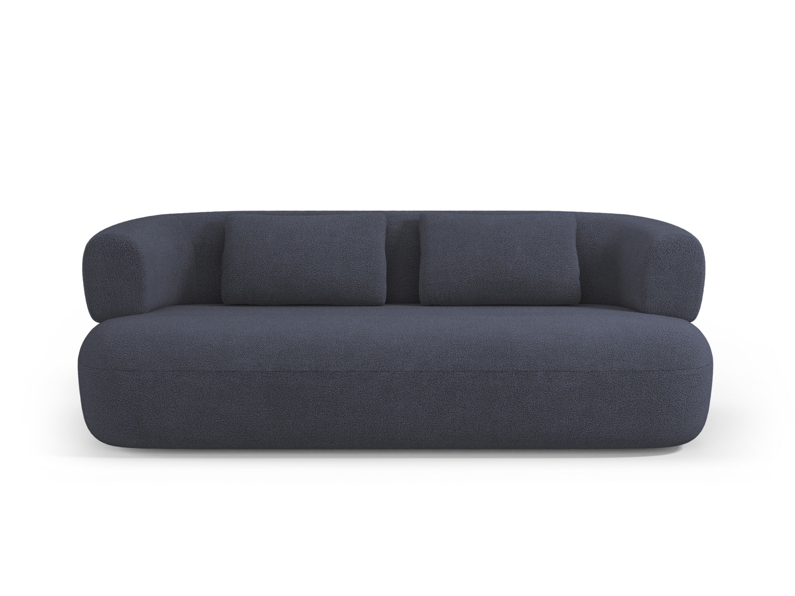 Jenny Boucle Sofa 3 Sitzer in Dark Blue-Now or Never präsentiert im Onlineshop von KAQTU Design AG. 3er Sofa ist von Micadoni