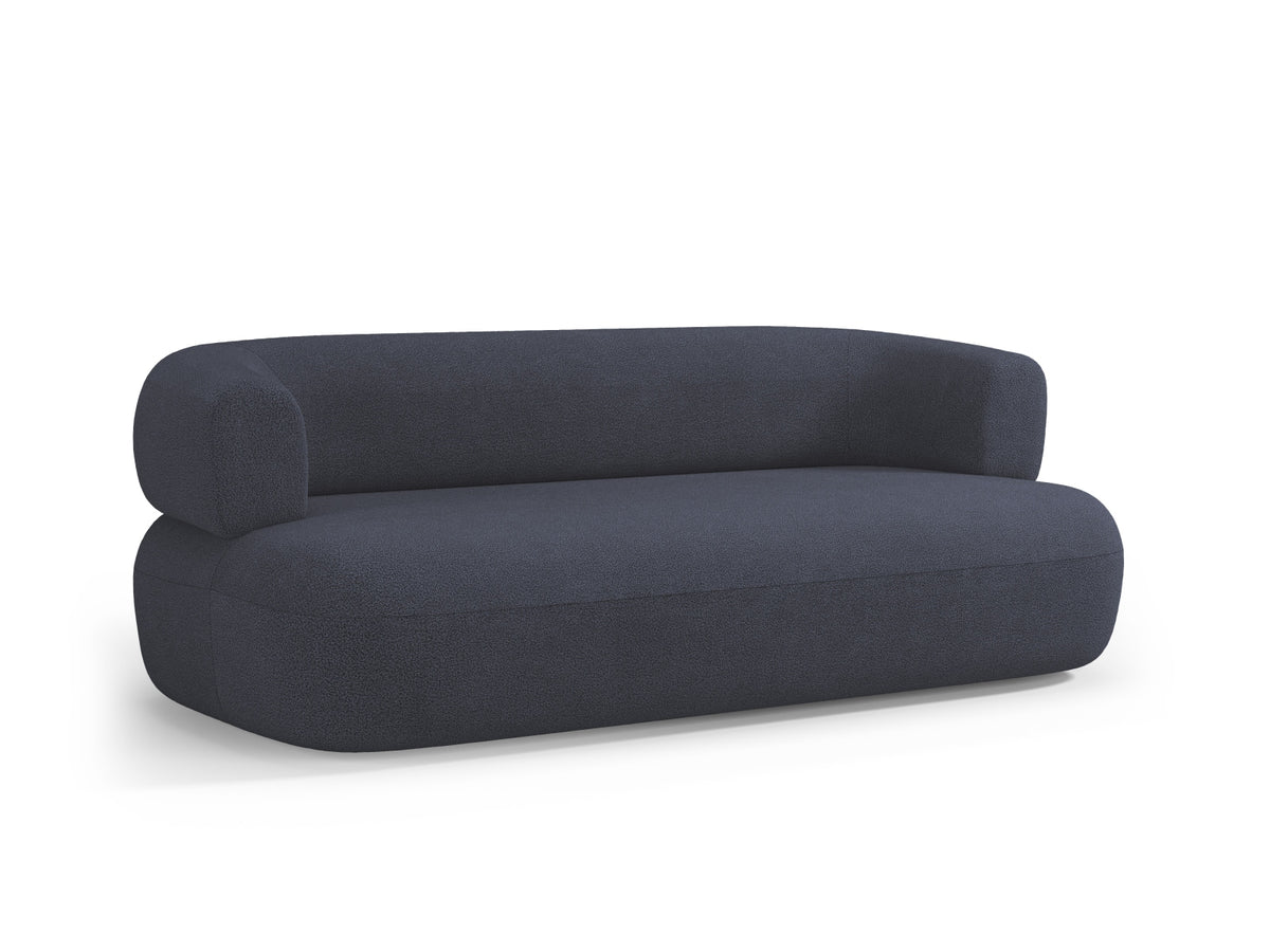 Jenny Boucle Sofa 3 Sitzer in Dark Blue-Now or Never präsentiert im Onlineshop von KAQTU Design AG. 3er Sofa ist von Micadoni