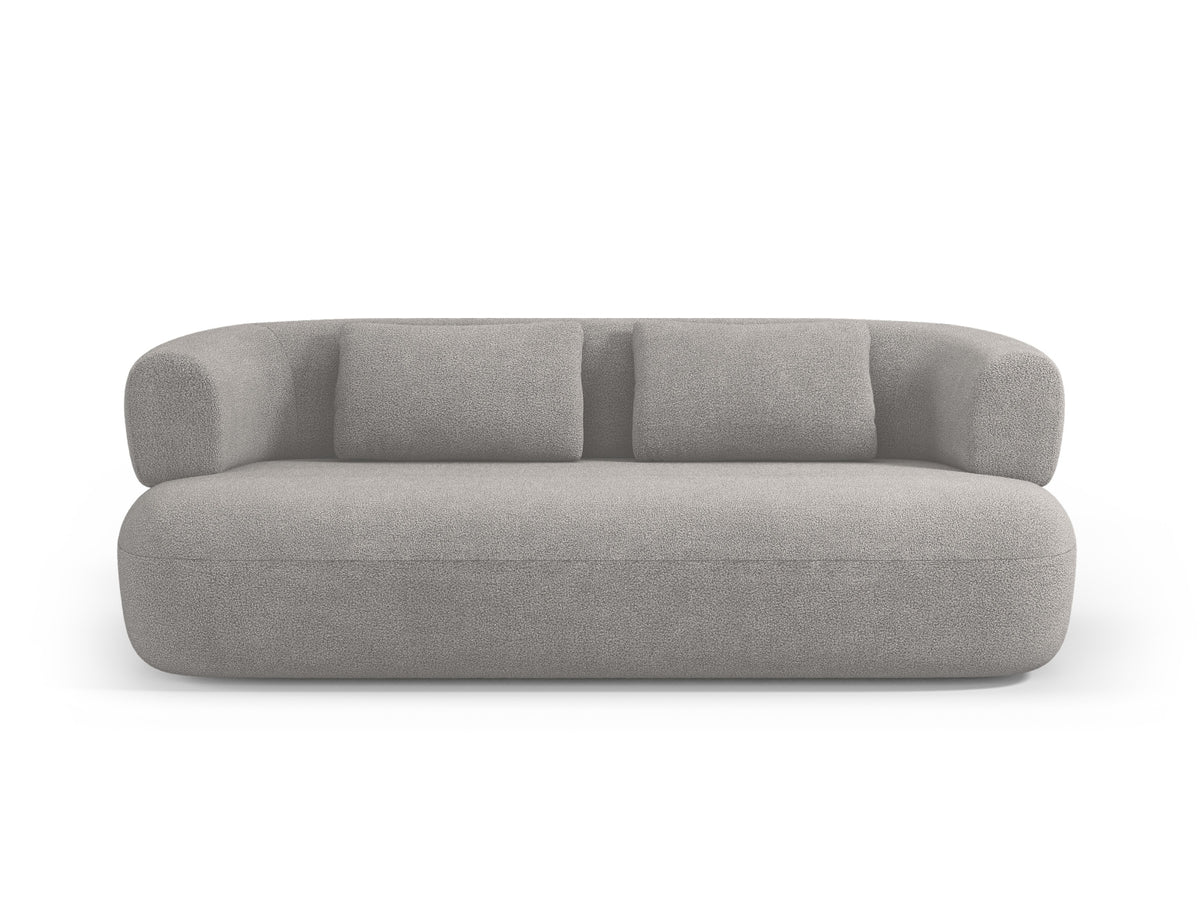 Jenny Boucle Sofa 3 Sitzer in Light Grey-Now or Never präsentiert im Onlineshop von KAQTU Design AG. 3er Sofa ist von Micadoni