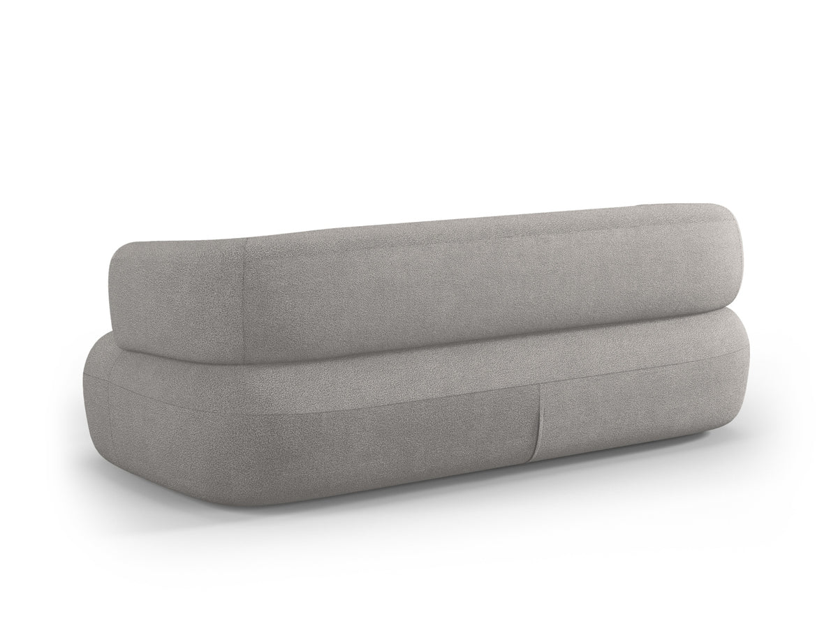 Jenny Boucle Sofa 3 Sitzer in Light Grey-Now or Never präsentiert im Onlineshop von KAQTU Design AG. 3er Sofa ist von Micadoni
