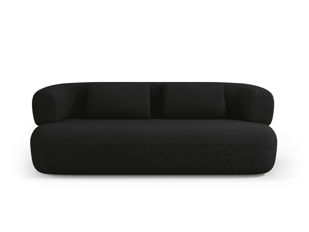 Jenny Boucle Sofa 3 Sitzer in Black-Now or Never präsentiert im Onlineshop von KAQTU Design AG. 3er Sofa ist von Micadoni