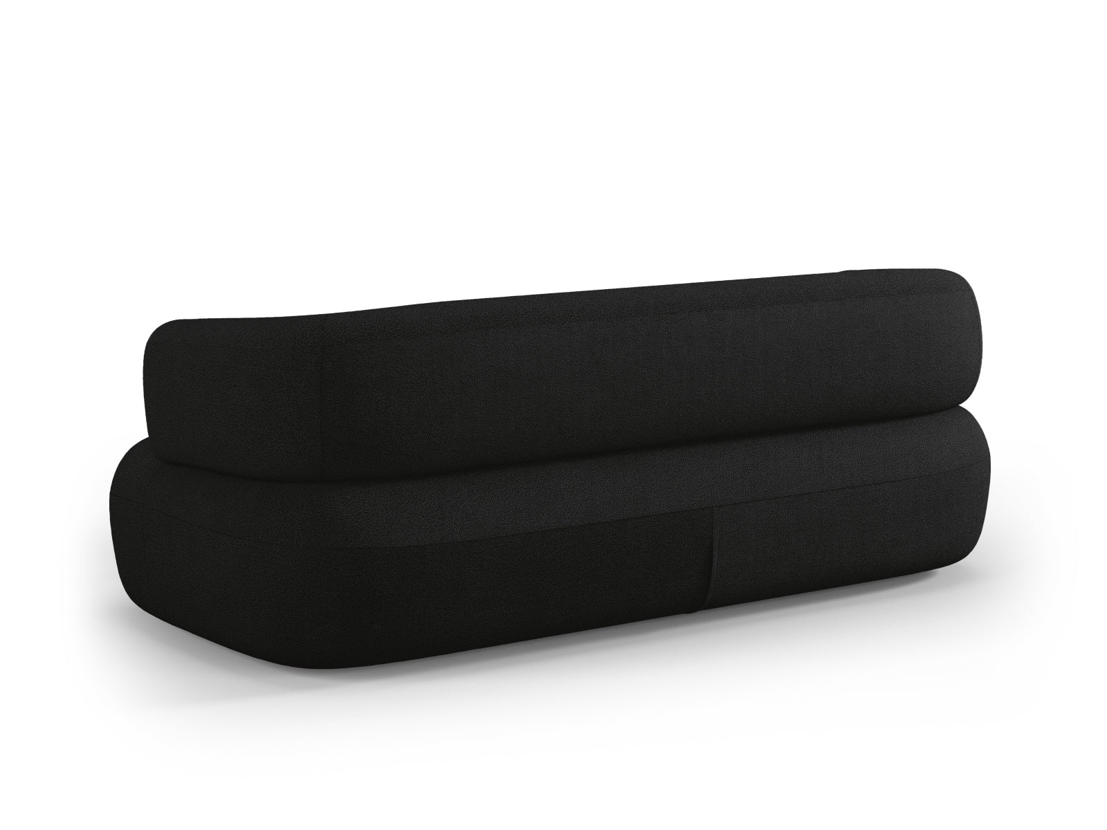 Jenny Boucle Sofa 3 Sitzer in Black präsentiert im Onlineshop von KAQTU Design AG. 3er Sofa ist von Micadoni