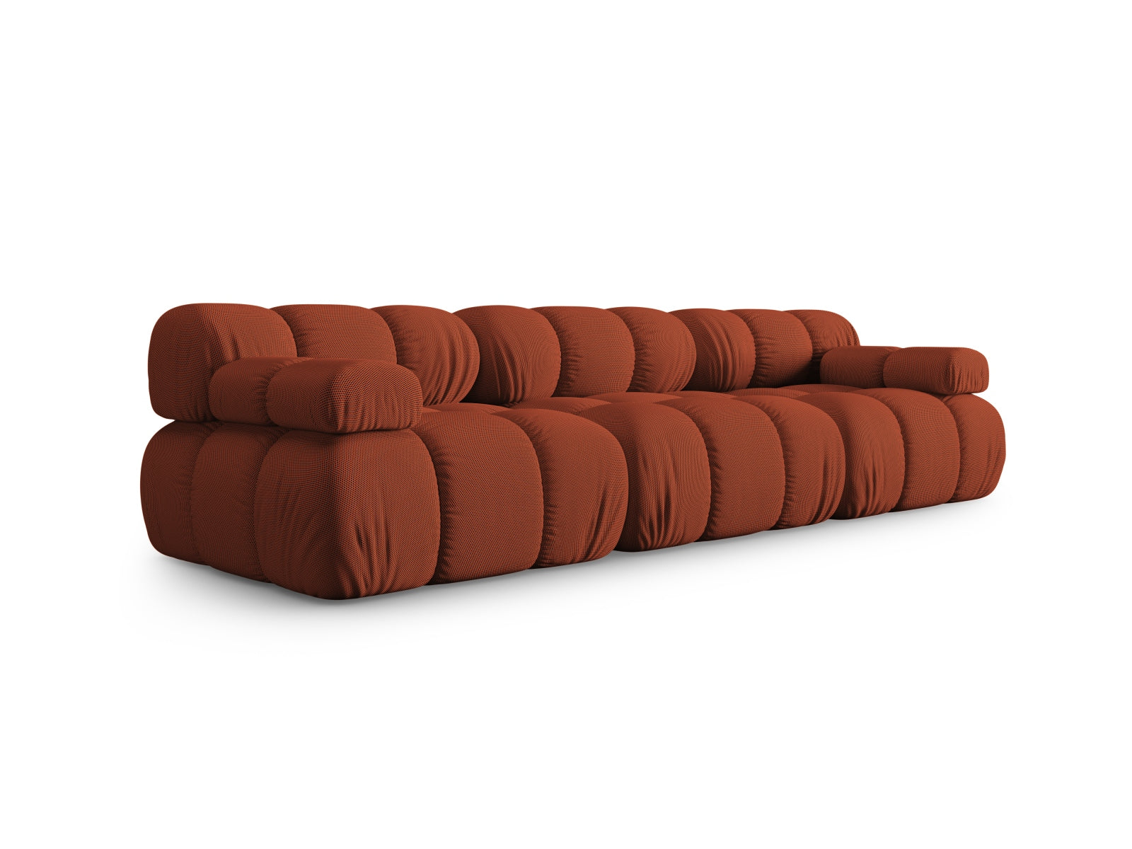 Elegantes Bellis 3-Sitzer Sofa in Brick-Sonic, ideal für stilvolle Wohnräume, erhältlich bei KAQTU Design AG.