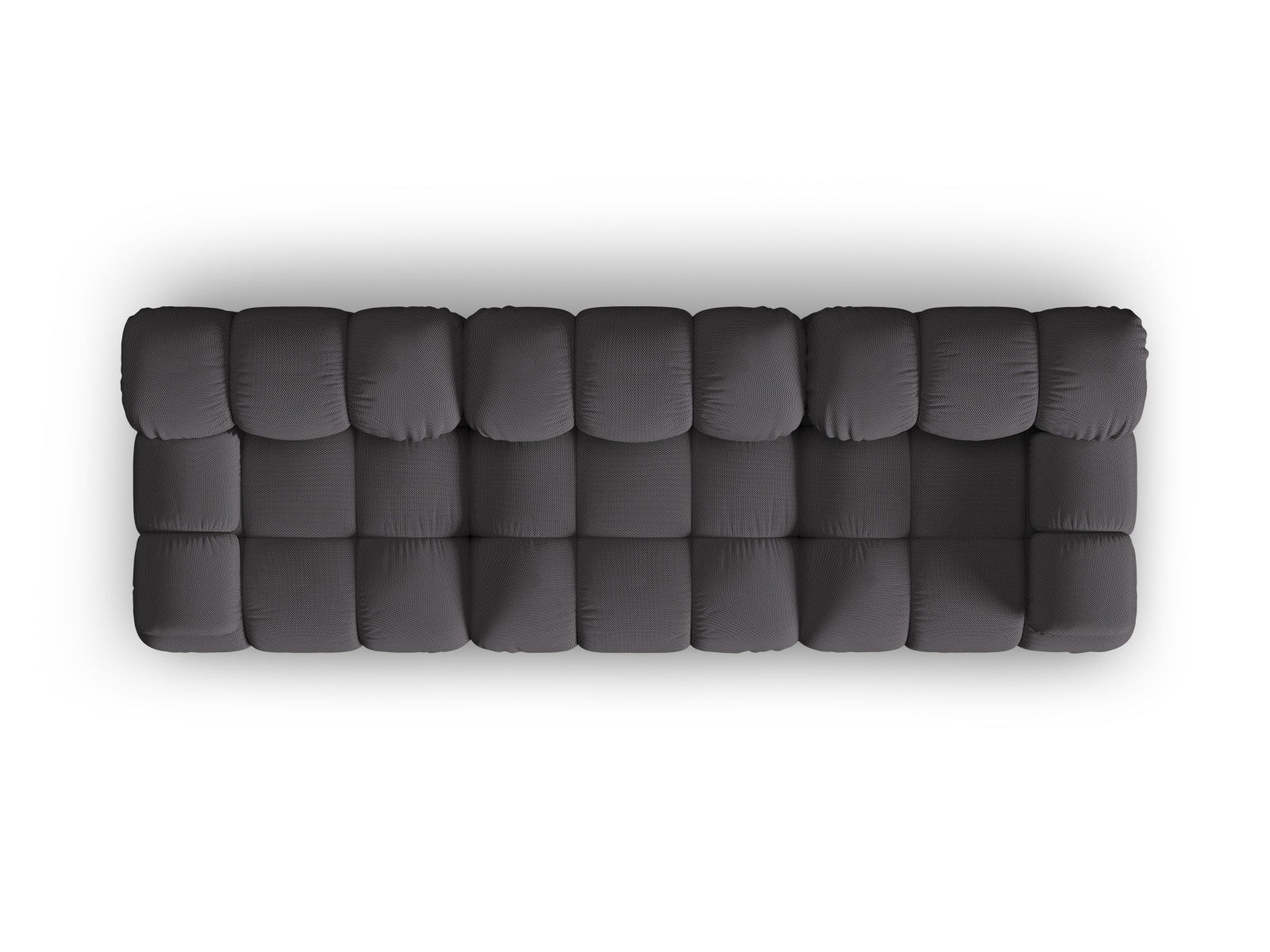 Stylisches Bellis 3-Sitzer Sofa in Espresso-Sonic, perfekt für zeitgemäße Wohnkonzepte. Flexibles, modulares Design von Micadoni.