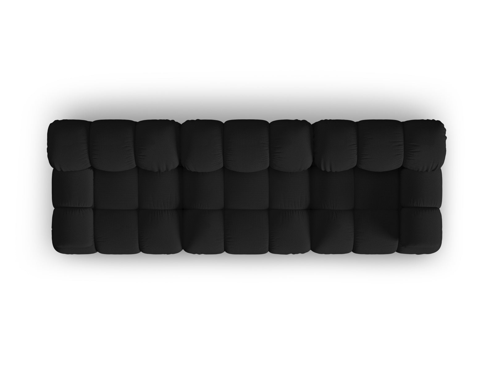 Bellis Modulares Sofa 3 Sitzer 94cm in Black präsentiert im Onlineshop von KAQTU Design AG. 3er Sofa ist von Micadoni