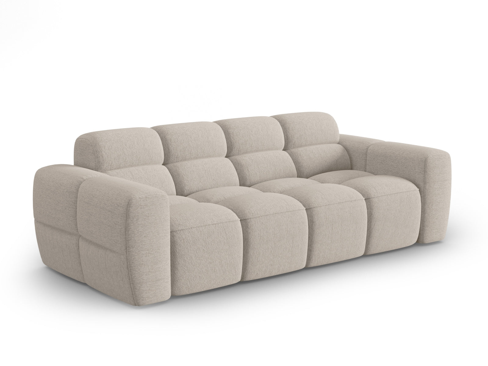 Lisa Sofa 3 Sitzer in Sand präsentiert im Onlineshop von KAQTU Design AG. Sofa ist von Micadoni