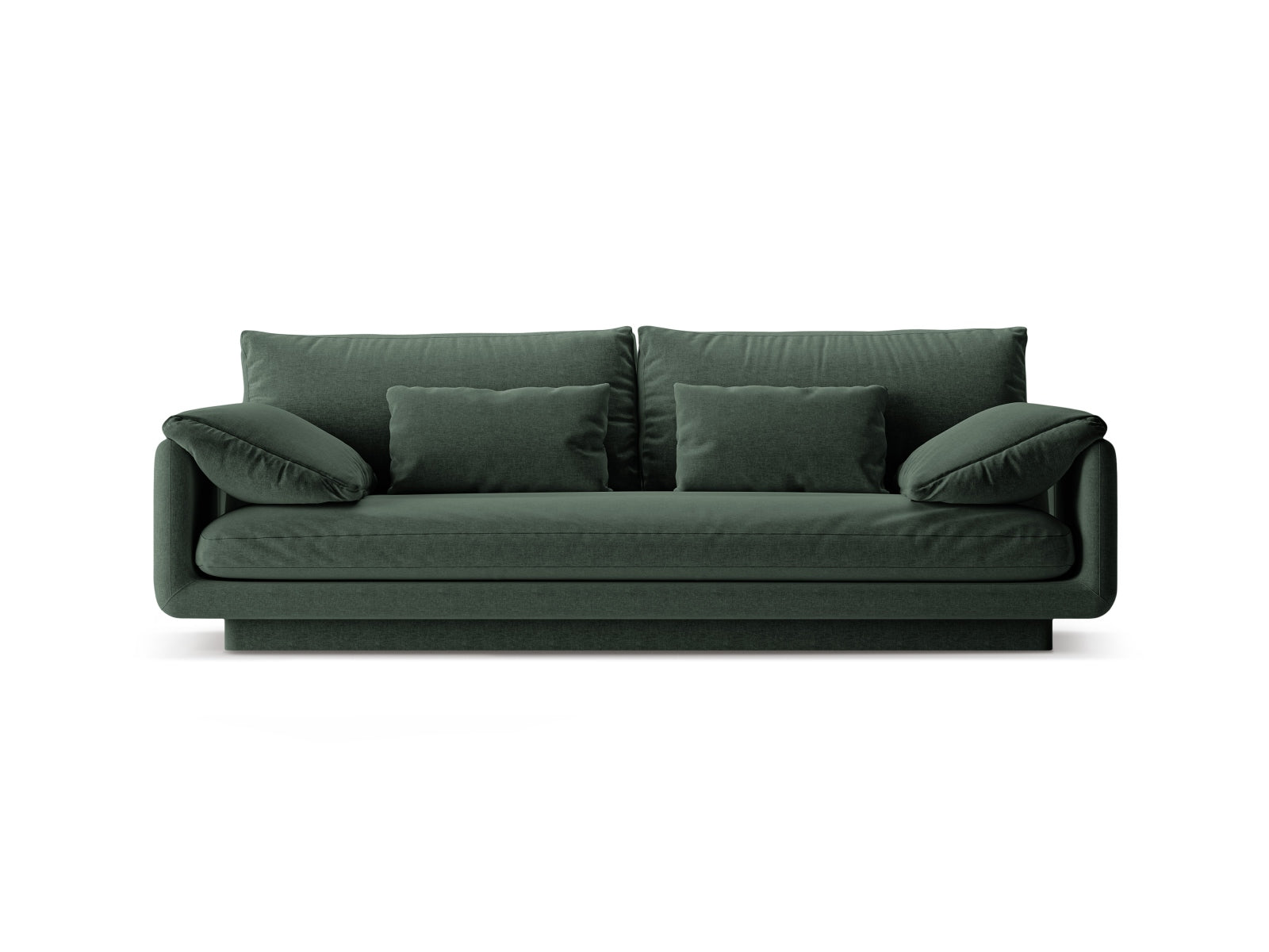 Torino Sofa 3 Sitzer in Moss Green-Wind präsentiert im Onlineshop von KAQTU Design AG. 3er Sofa ist von Micadoni