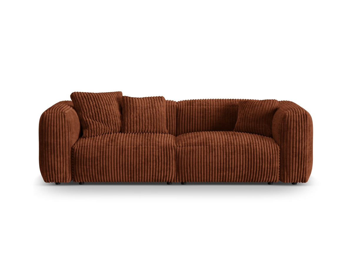 Martina Modulares Sofa 3 Sitzer in Brick-Tilia präsentiert im Onlineshop von KAQTU Design AG. 3er Sofa ist von Micadoni
