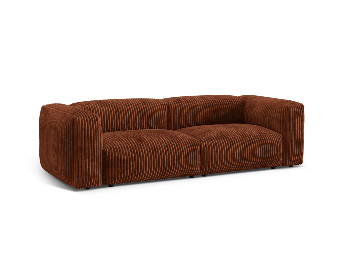 Martina Modulares Sofa 3 Sitzer in Brick-Tilia präsentiert im Onlineshop von KAQTU Design AG. 3er Sofa ist von Micadoni