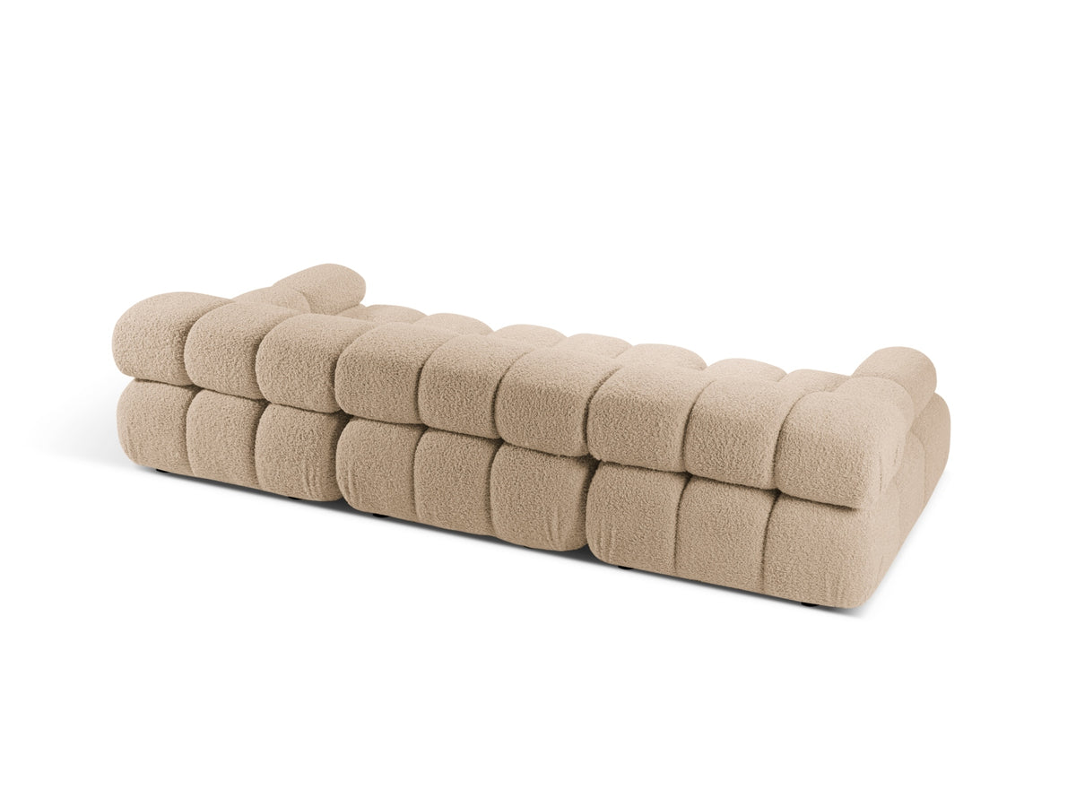 Bellis Boucle modulares Sofa 3 Sitzer 94cm in Sand-Rolf präsentiert im Onlineshop von KAQTU Design AG. 3er Sofa ist von Micadoni