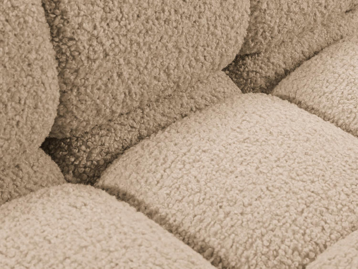 Bellis Boucle modulares Sofa 3 Sitzer 94cm in Sand-Rolf präsentiert im Onlineshop von KAQTU Design AG. 3er Sofa ist von Micadoni