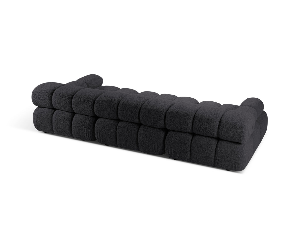 Bellis Boucle modulares Sofa 3 Sitzer 94cm in Graphite-Rolf präsentiert im Onlineshop von KAQTU Design AG. 3er Sofa ist von Micadoni