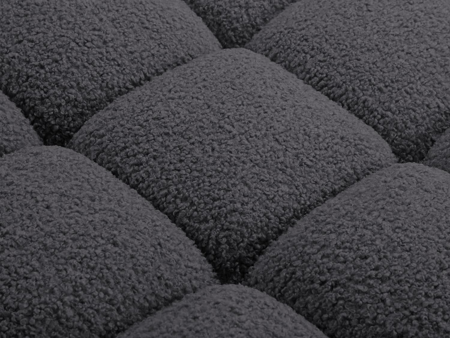 Bellis Boucle modulares Sofa 3 Sitzer 94cm in Graphite präsentiert im Onlineshop von KAQTU Design AG. 3er Sofa ist von Micadoni