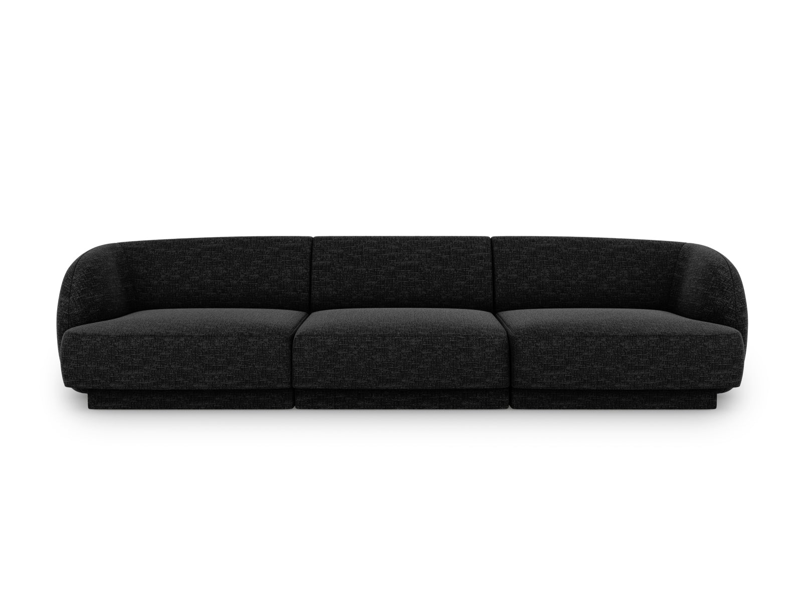 Miley Sofa 3 Sitzer in Anthracite-Eden präsentiert im Onlineshop von KAQTU Design AG. 3er Sofa ist von Micadoni