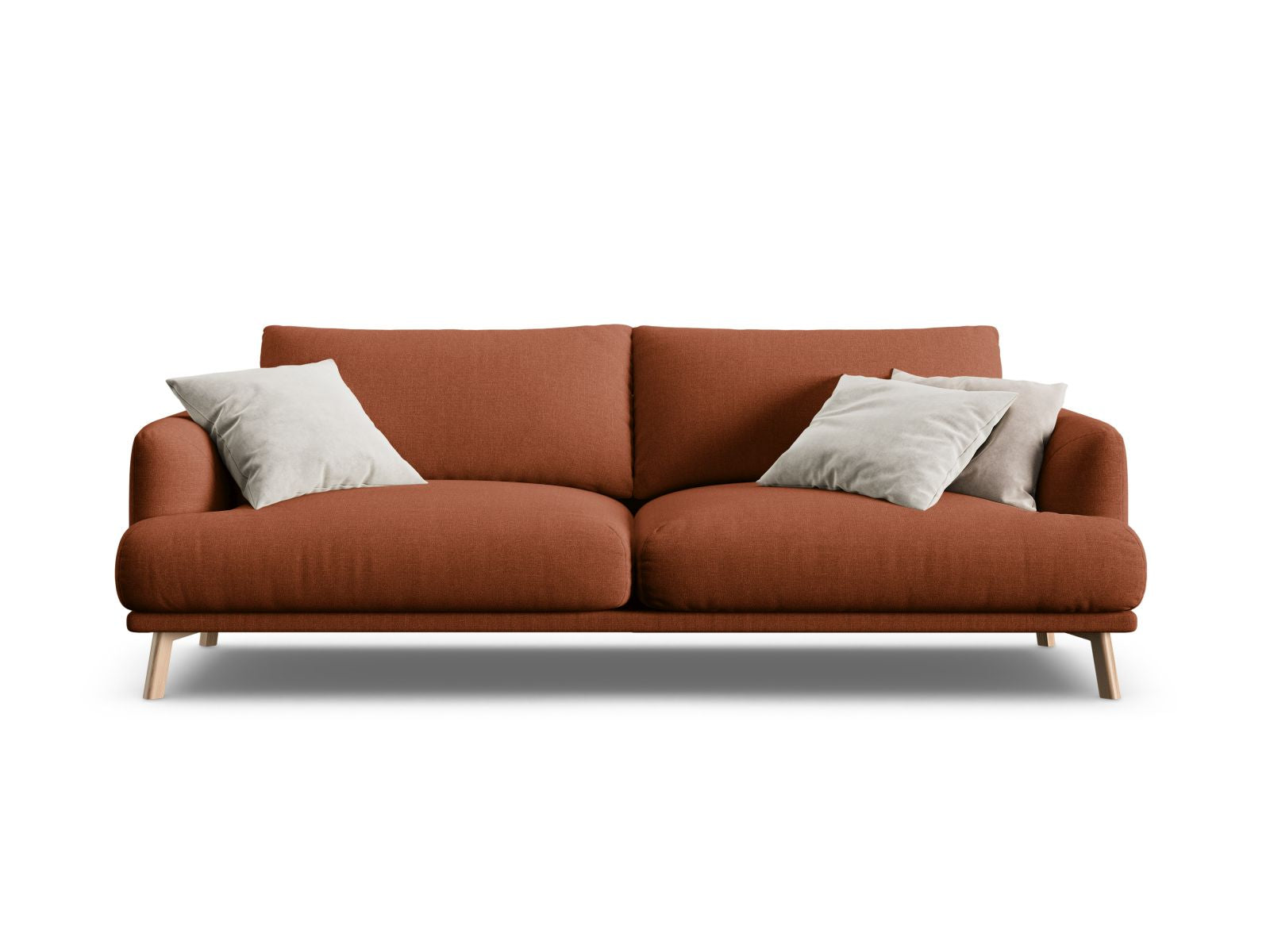 3-Sitzer Sofa Naomi in Brick-Liberty präsentiert im Onlineshop von KAQTU Design AG. 3er Sofa ist von Micadoni