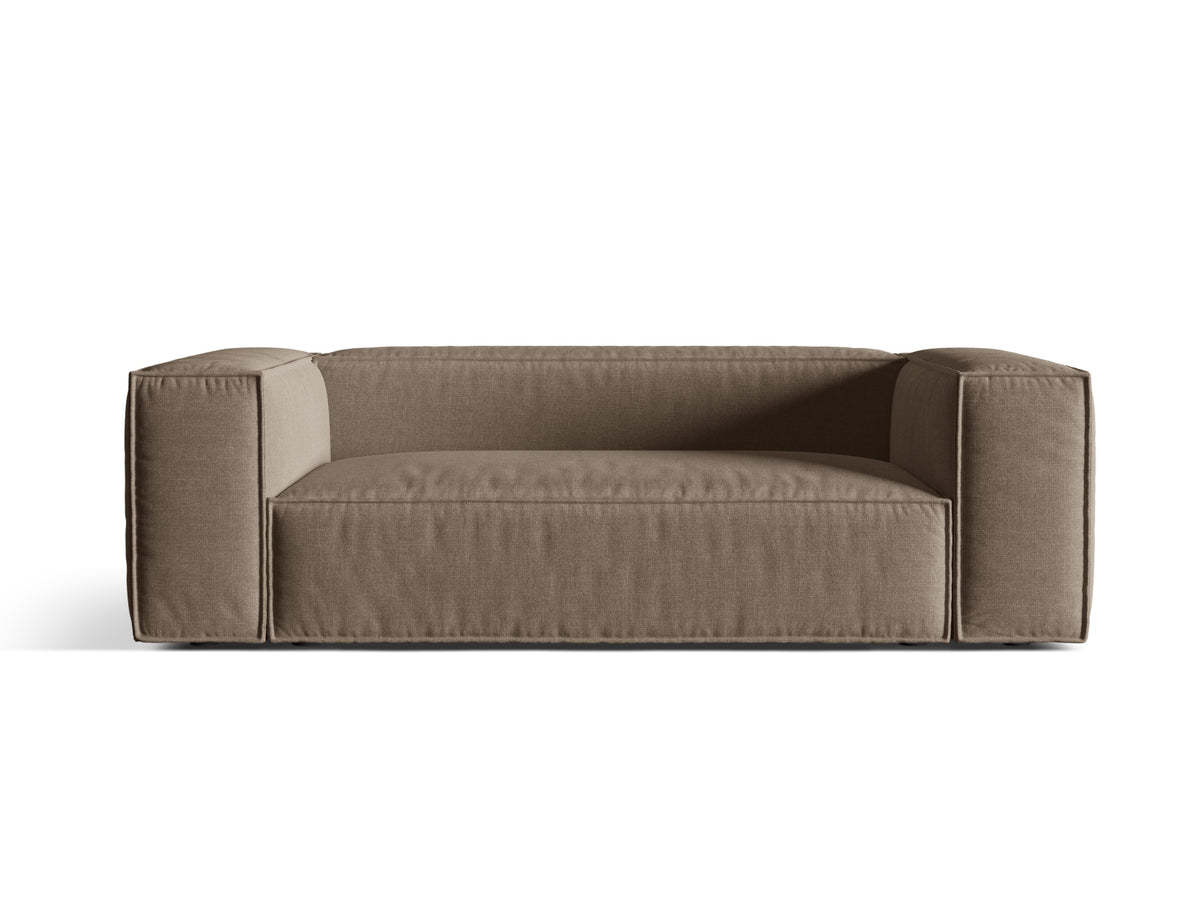3-Sitzer Sofa Nuria in Cappuccino-Liberty präsentiert im Onlineshop von KAQTU Design AG. 3er Sofa ist von Micadoni