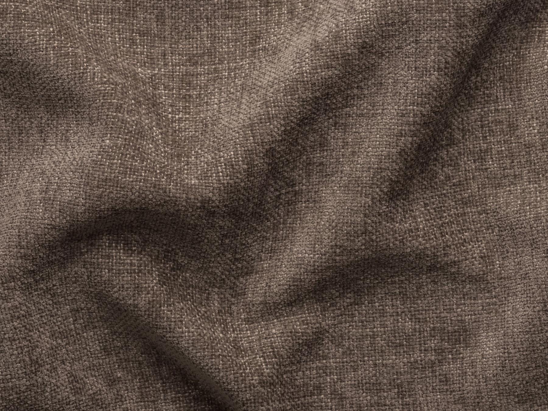 Stilvolles 3-Sitzer Sofa Nuria in sanftem Cappuccino-Liberty, perfekt für gemütliche Abende und gesellige Zusammenkünfte im Wohnzimmer.