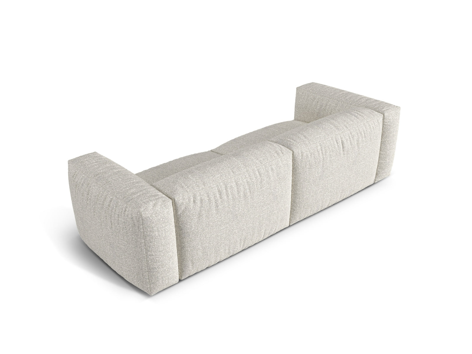 Modulares 3-Sitzer Sofa Martina von Micadoni, ideal für gemütliche Wohnzimmer, bietet zeitgemäße Eleganz und hohen Sitzkomfort.
