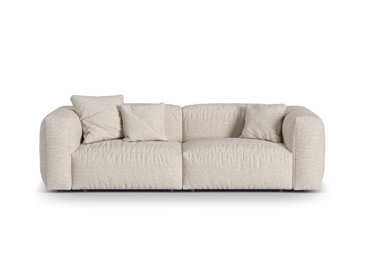 3-Sitzer Modular Sofa Martina in Beige-Monet präsentiert im Onlineshop von KAQTU Design AG. 3er Sofa ist von Micadoni