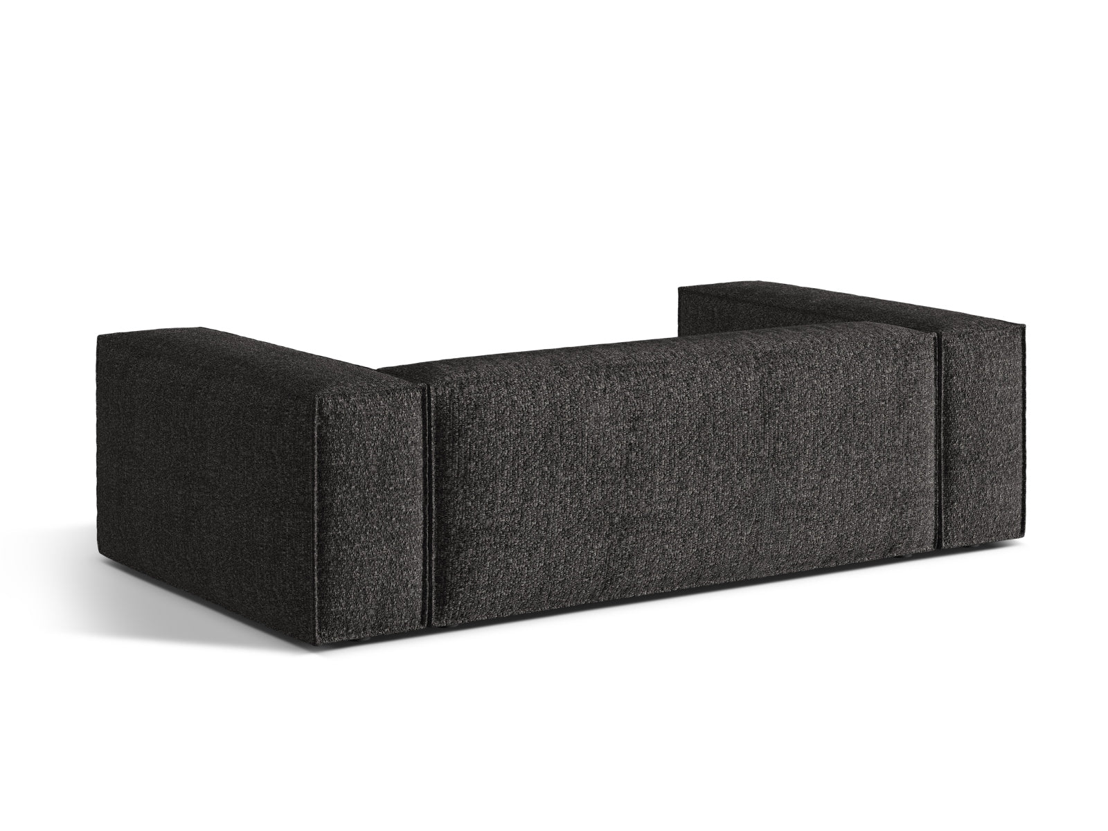 Modernes 3-Sitzer Sofa Nuria in Anthrazit von Micadoni, perfekt für gemütliche und stilvolle Wohnzimmergestaltung.