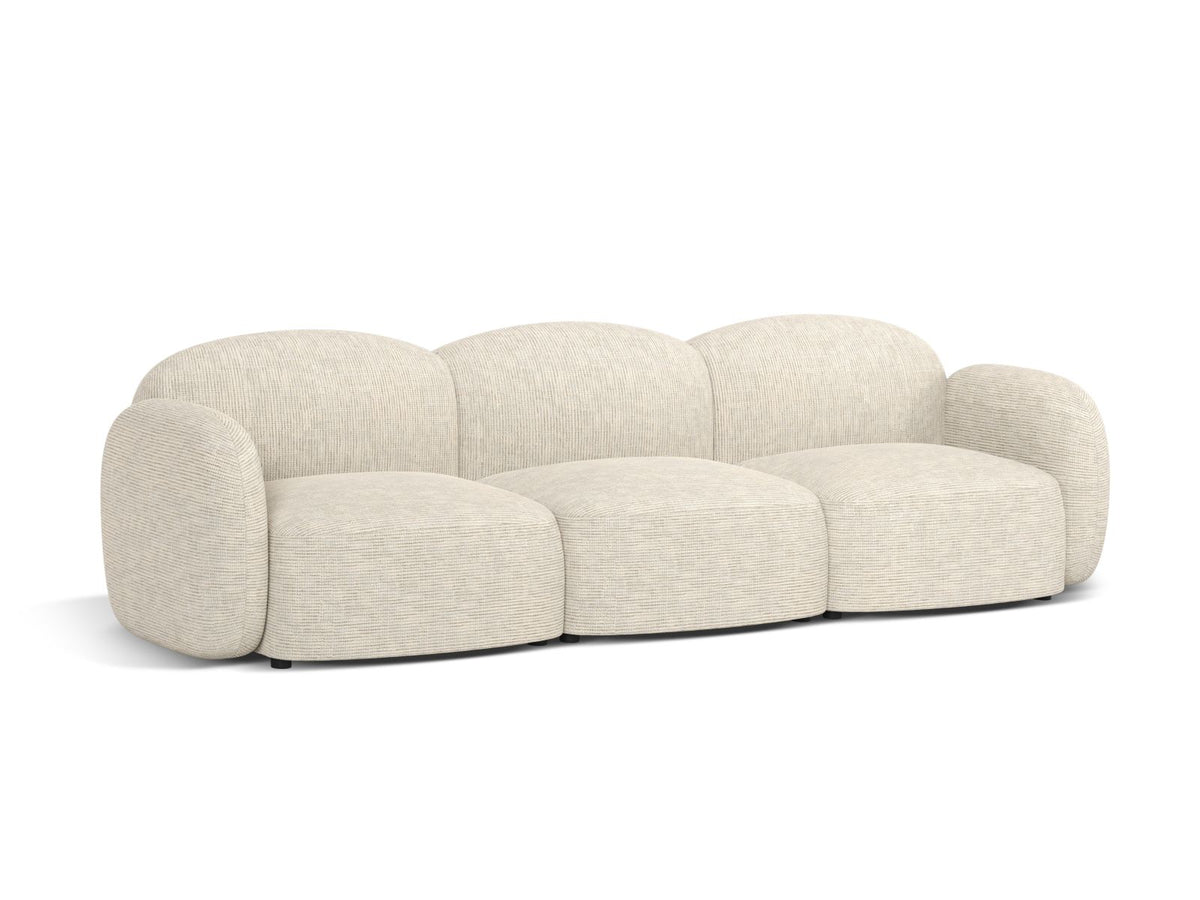 3-Sitzer Sofa Blair in Light Beige-Baltimore präsentiert im Onlineshop von KAQTU Design AG. 3er Sofa ist von Micadoni
