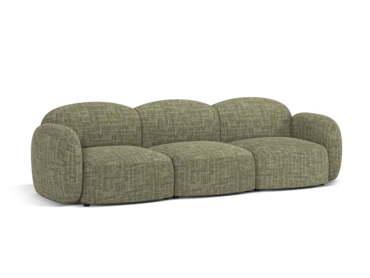 3-Sitzer Sofa Blair in Olive-Baltimore präsentiert im Onlineshop von KAQTU Design AG. 3er Sofa ist von Micadoni