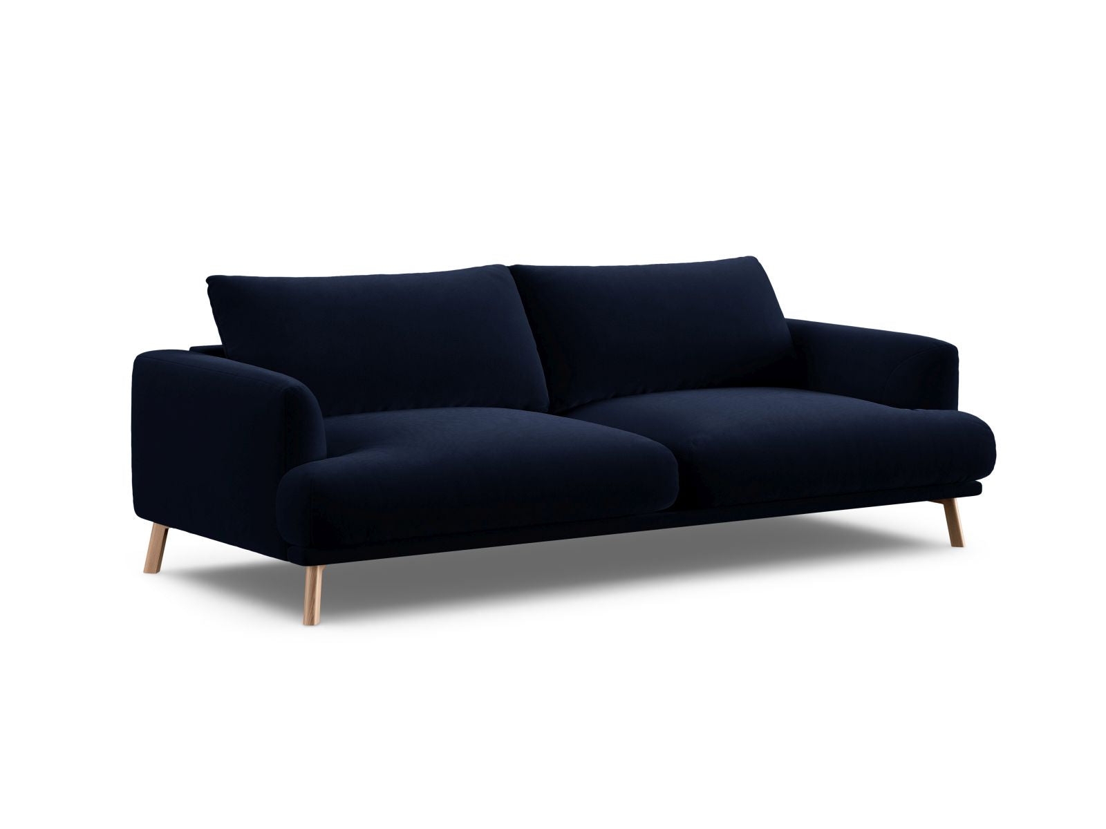Elegantes 3-Sitzer Sofa Naomi in Royal Blue, stilvoll und modern, ideal für jedes Wohnzimmer, von Micadoni.