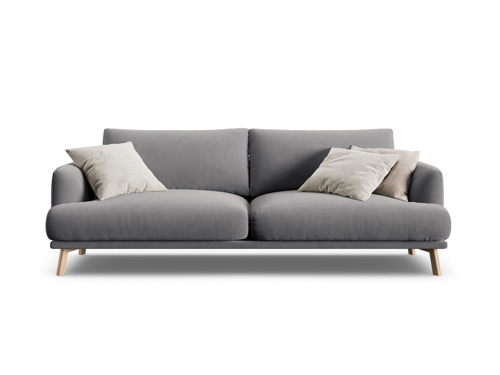 3-Sitzer Sofa Naomi in Grey-Salvador präsentiert im Onlineshop von KAQTU Design AG. 3er Sofa ist von Micadoni
