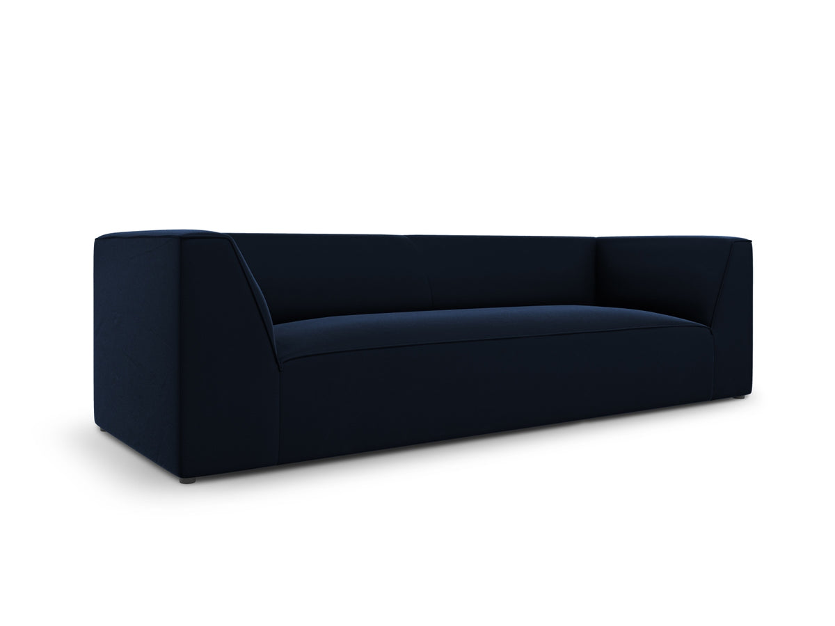Ruby Velour Sofa 3 Sitzer in Royal Blue-Salvador präsentiert im Onlineshop von KAQTU Design AG. 3er Sofa ist von Micadoni