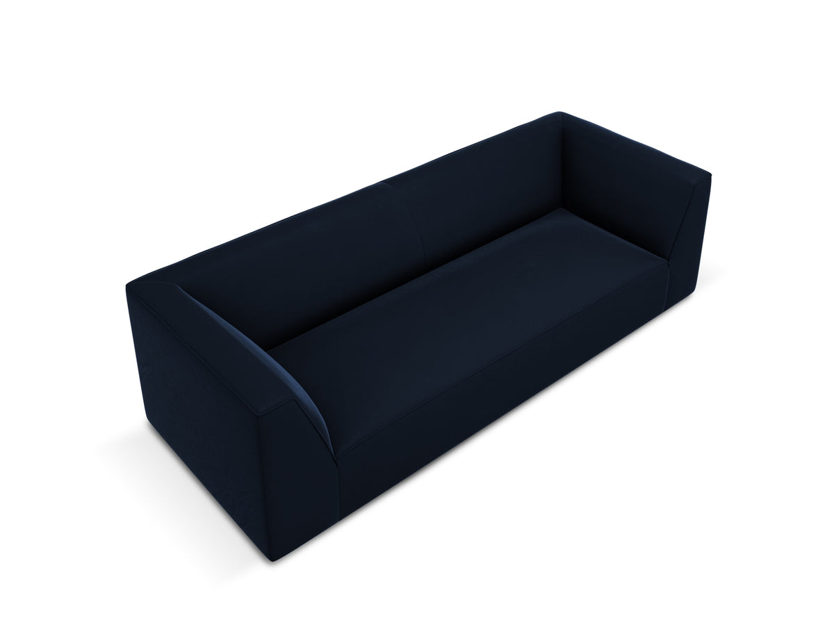 Ruby Velour Sofa 3 Sitzer in Royal Blue-Salvador präsentiert im Onlineshop von KAQTU Design AG. 3er Sofa ist von Micadoni