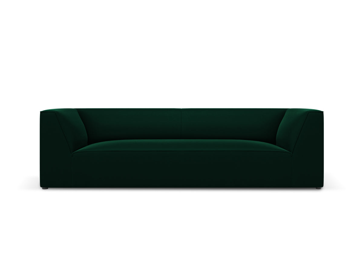 Ruby Velour Sofa 3 Sitzer in Bottle Green-Salvador präsentiert im Onlineshop von KAQTU Design AG. 3er Sofa ist von Micadoni