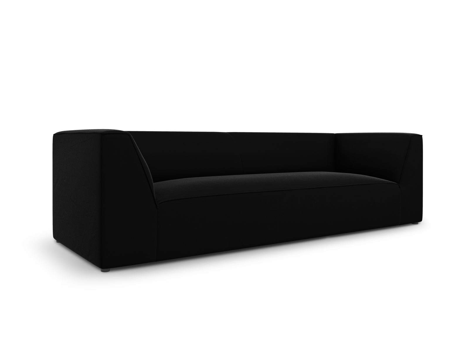 Ruby Velour Sofa 3 Sitzer in Black präsentiert im Onlineshop von KAQTU Design AG. 3er Sofa ist von Micadoni