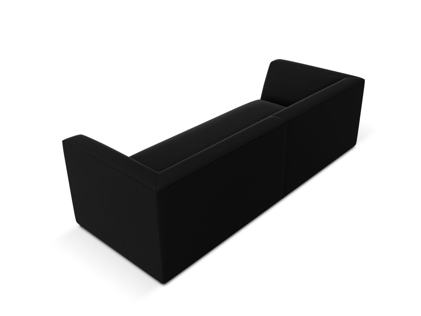 Ruby Velour Sofa 3 Sitzer in Black präsentiert im Onlineshop von KAQTU Design AG. 3er Sofa ist von Micadoni