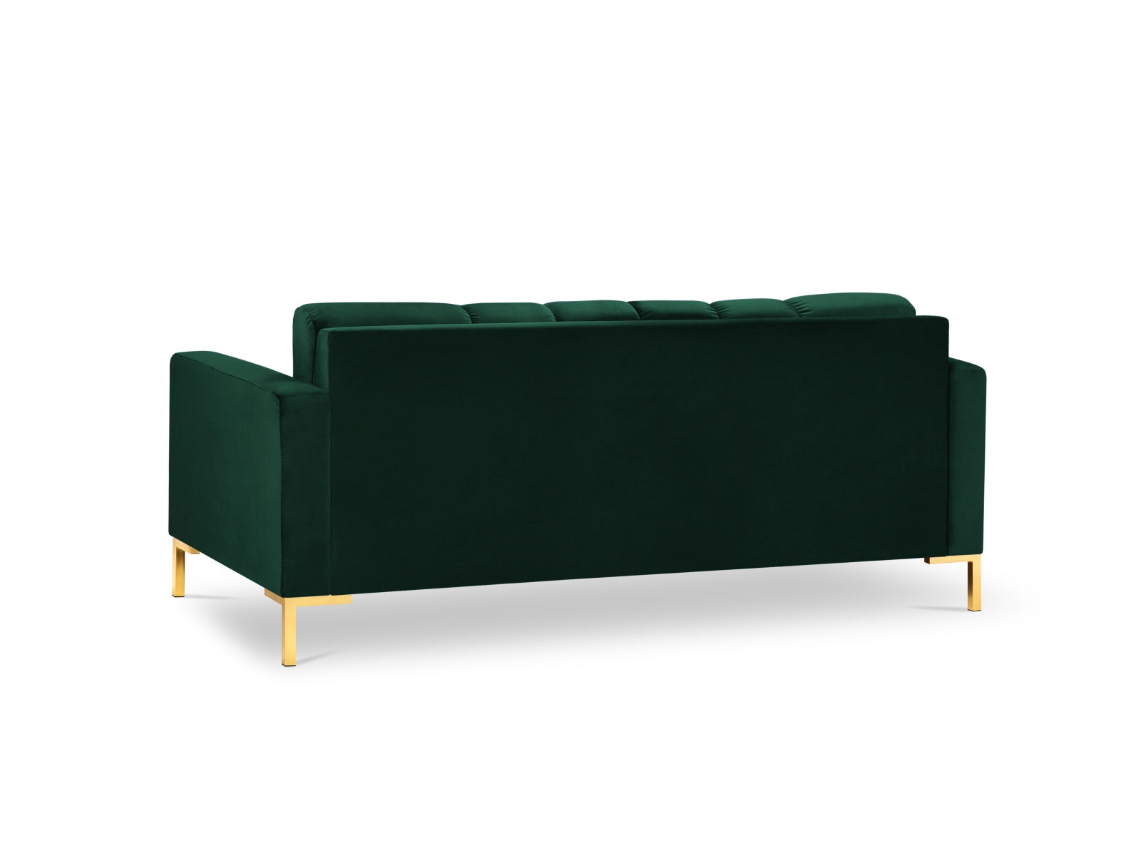 Mamaia Velour Sofa 3 Sitzer in Bottle Green/Gold präsentiert im Onlineshop von KAQTU Design AG. 3er Sofa ist von Micadoni