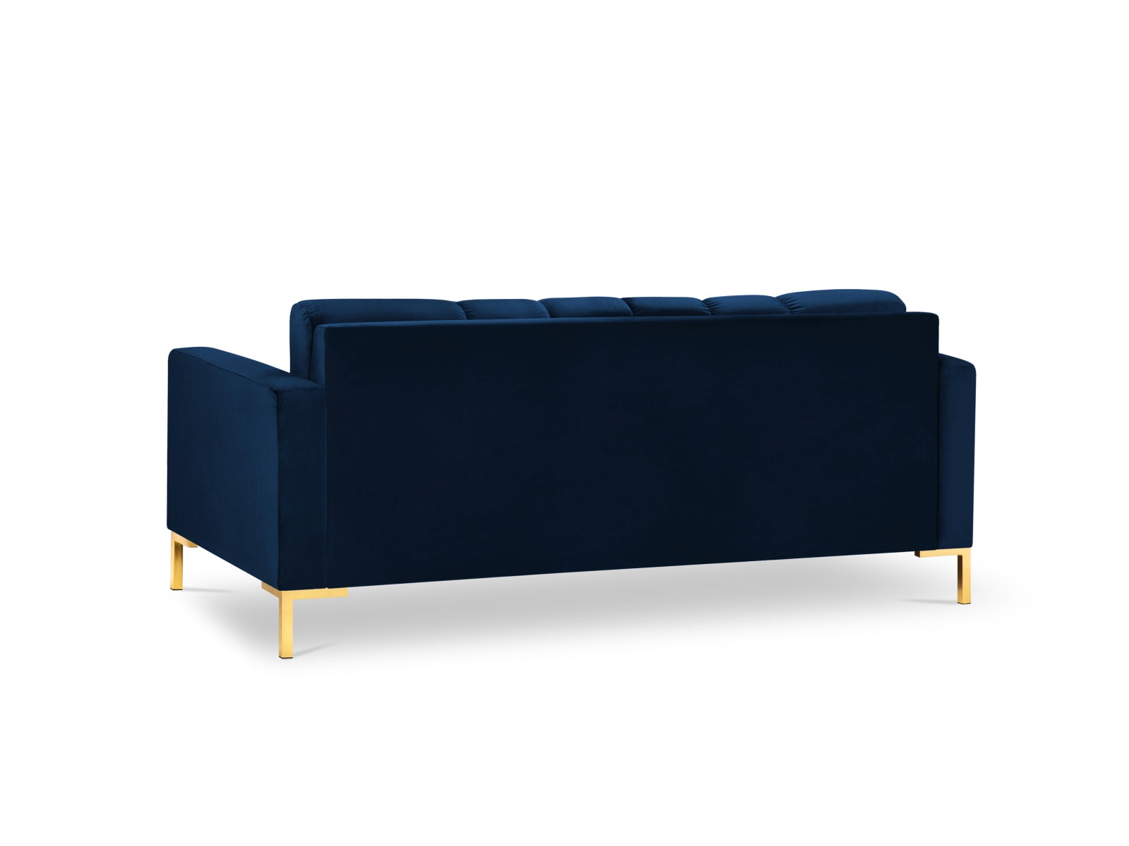 Mamaia Velour Sofa 3 Sitzer in Royal Blue/Gold präsentiert im Onlineshop von KAQTU Design AG. 3er Sofa ist von Micadoni