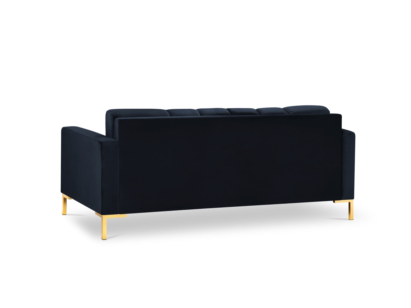 Mamaia Velour Sofa 3 Sitzer in Dark Blue/Gold präsentiert im Onlineshop von KAQTU Design AG. 3er Sofa ist von Micadoni