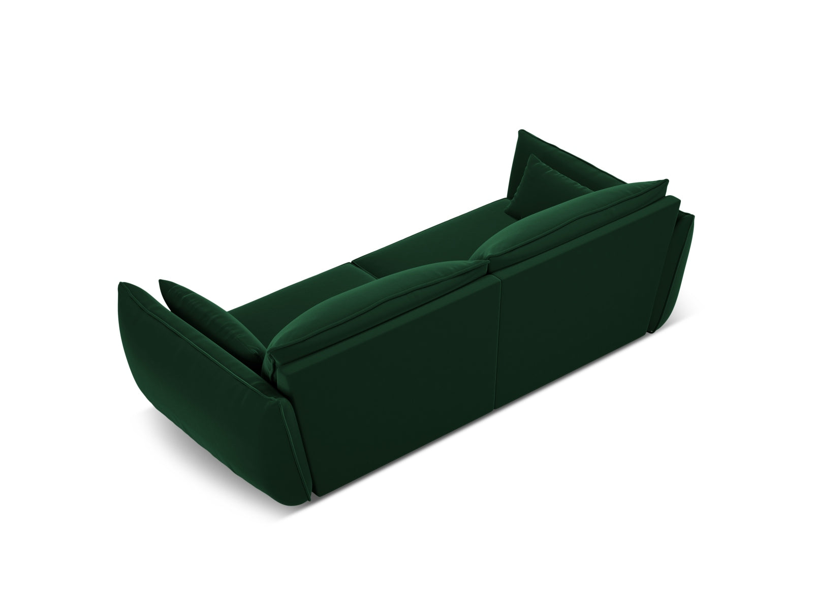 Kaelle Sofa 3 Sitzer in Bottle Green präsentiert im Onlineshop von KAQTU Design AG. 3er Sofa ist von Micadoni