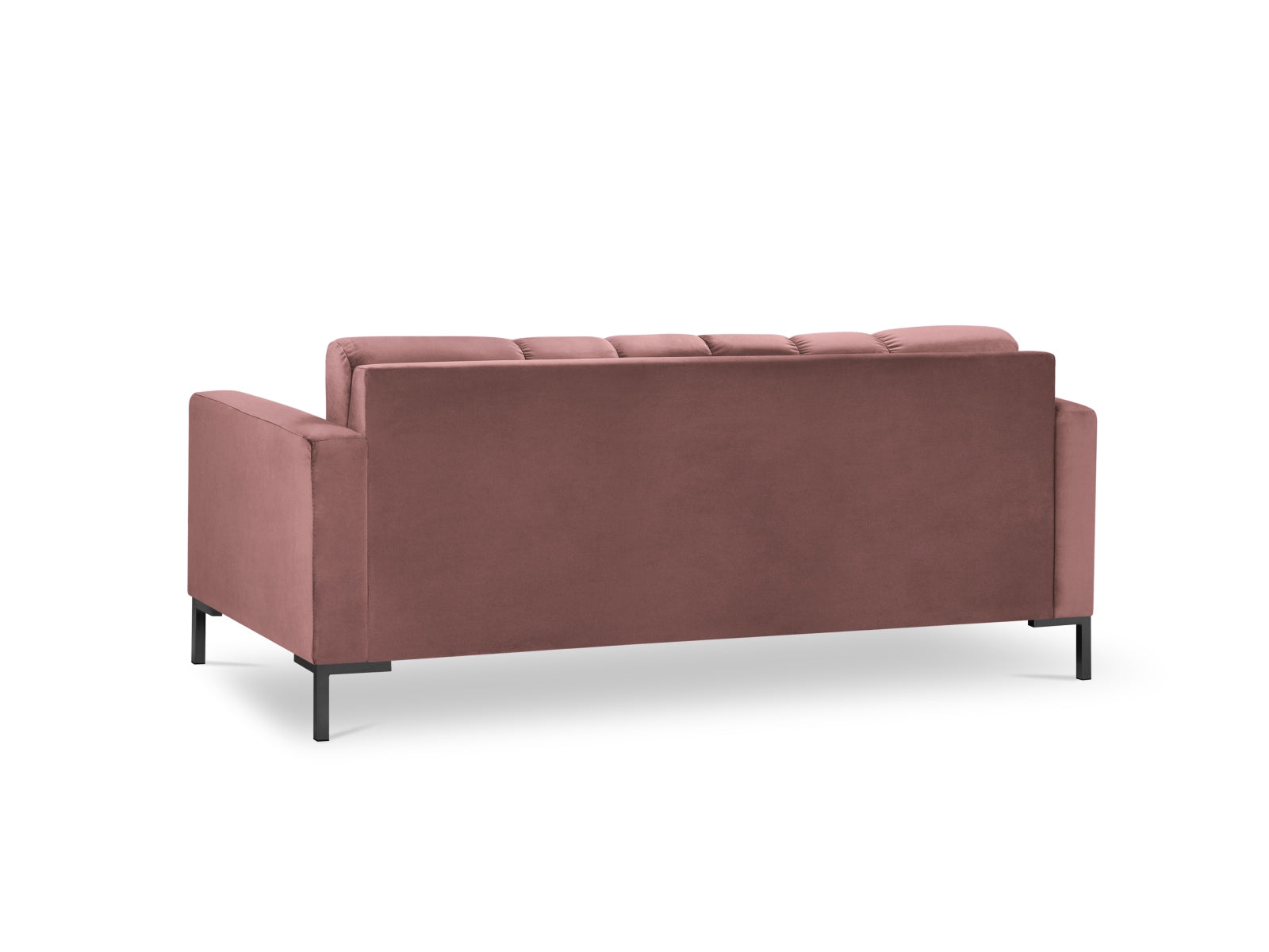 Mamaia Velour Sofa 3 Sitzer in Pink/Schwarz präsentiert im Onlineshop von KAQTU Design AG. 3er Sofa ist von Micadoni