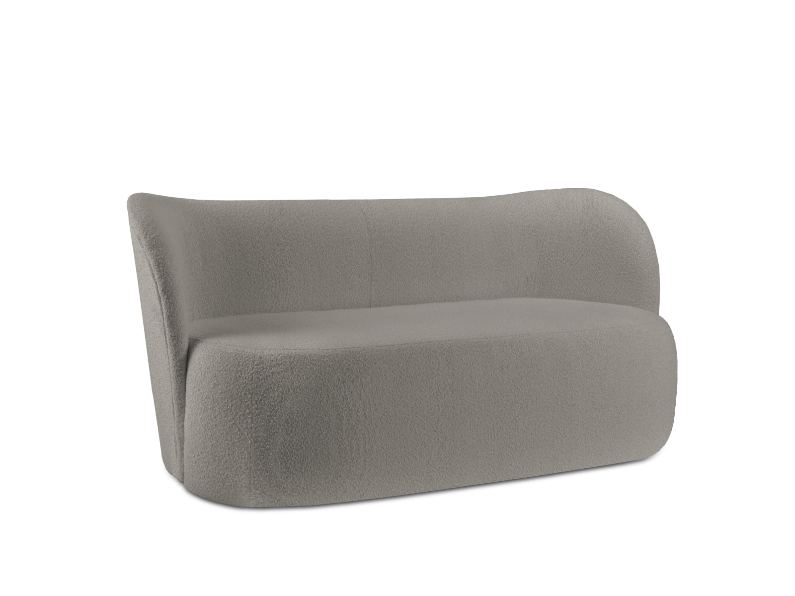 Saamit Boucle Sofa 3 Sitzer in Grey präsentiert im Onlineshop von KAQTU Design AG. 3er Sofa ist von Micadoni