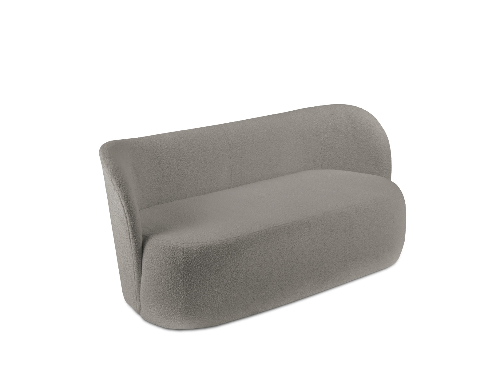 Saamit Boucle Sofa 3 Sitzer in Grey präsentiert im Onlineshop von KAQTU Design AG. 3er Sofa ist von Micadoni