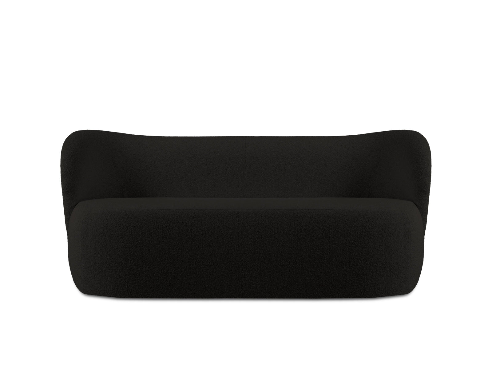 Saamit Boucle Sofa 3 Sitzer in Black präsentiert im Onlineshop von KAQTU Design AG. 3er Sofa ist von Micadoni