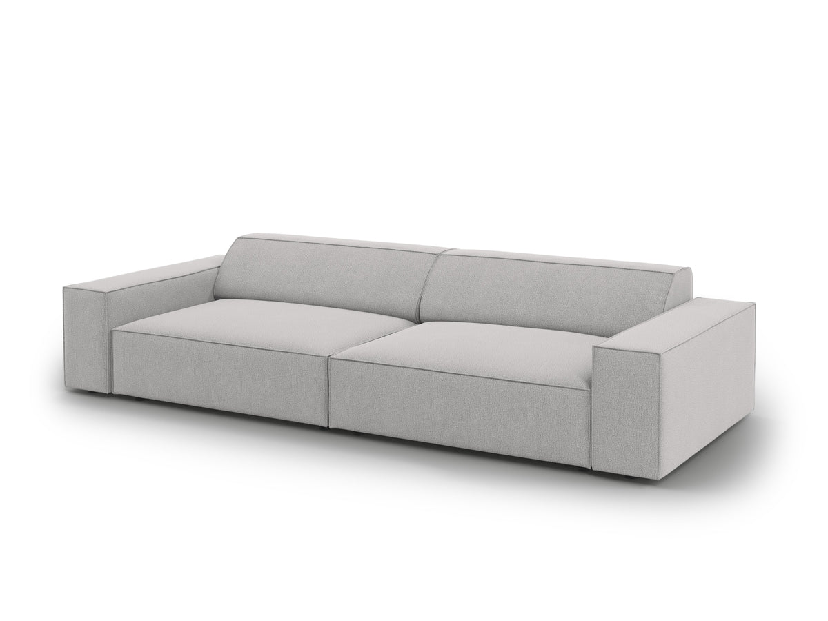 Jodie Modulares Sofa 3 Sitzer in Light Grey-Megan präsentiert im Onlineshop von KAQTU Design AG. 3er Sofa ist von Micadoni