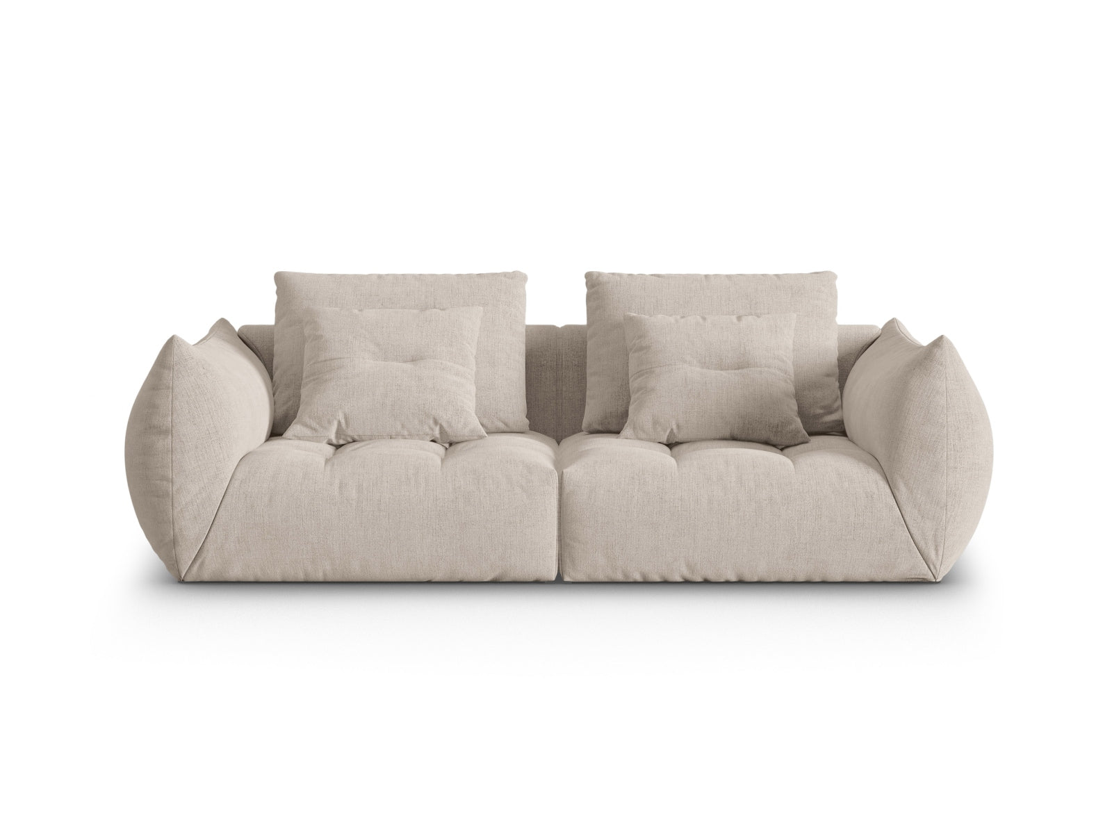 Bloom Modular Sofa 3 Sitzer in Dark Beige präsentiert im Onlineshop von KAQTU Design AG. 3er Sofa ist von Micadoni